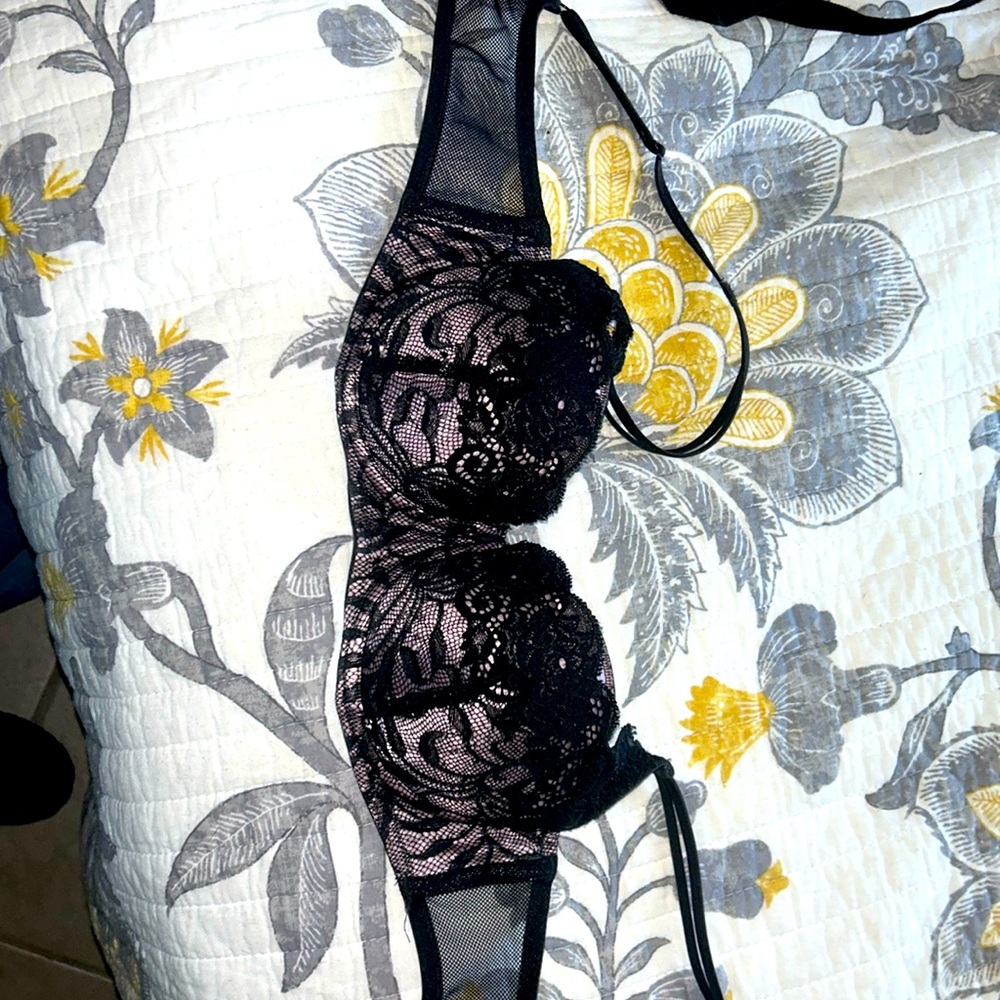 VS push up sexy black lace 34B